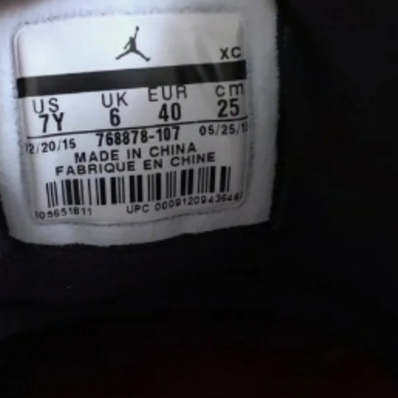 Nike Air Jordan 6 Retro GS 7Y Fuchsia Black White womens sz 8.5 mens 7 768878 - Picture 5 of 6